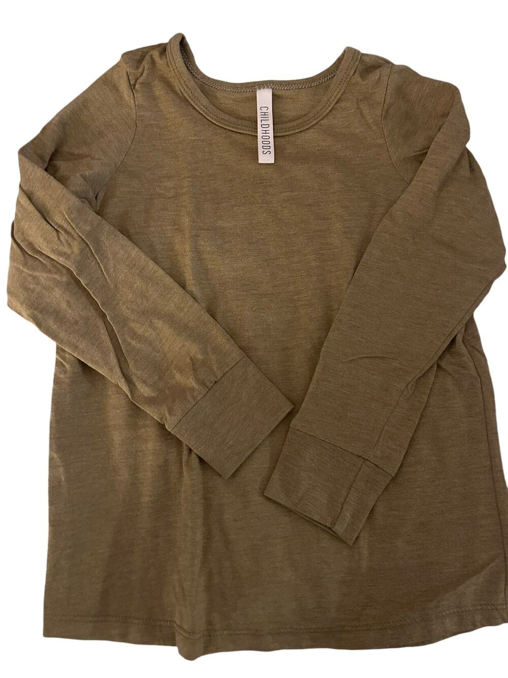 Childhoods Green Long Sleeve Shirt size 10/12